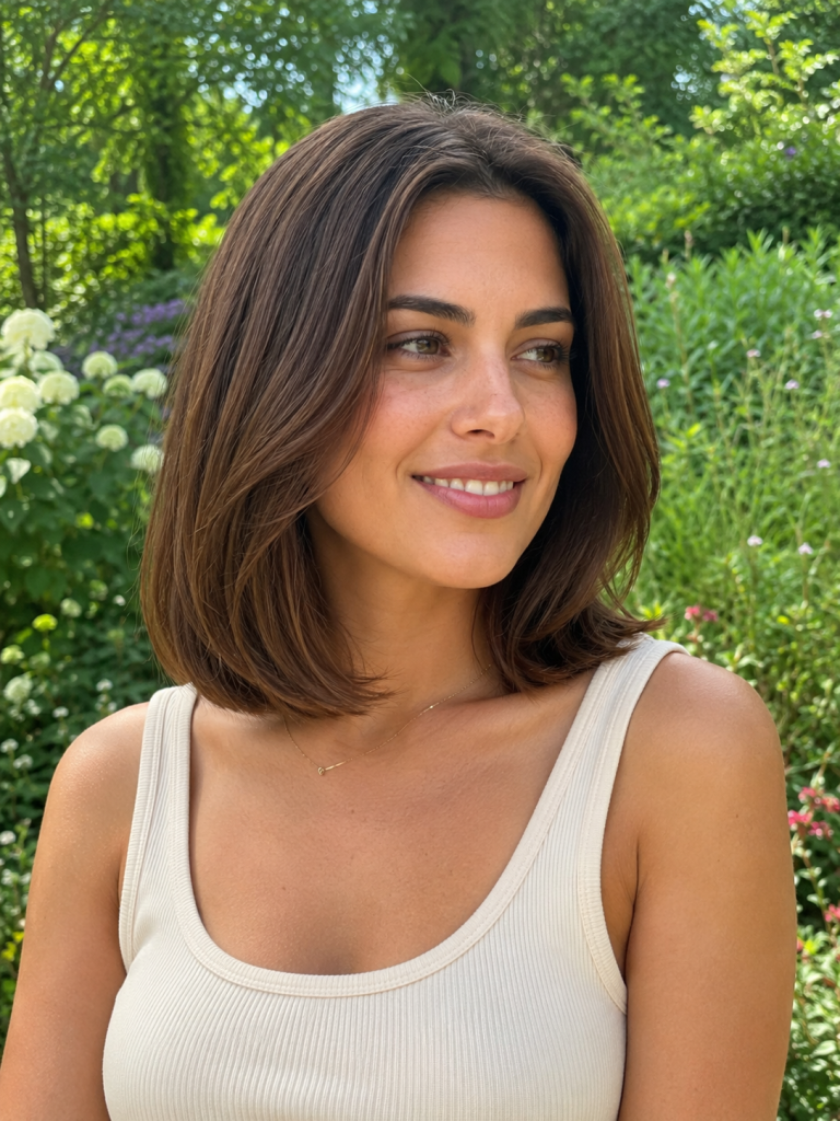 Classic Collarbone Lob