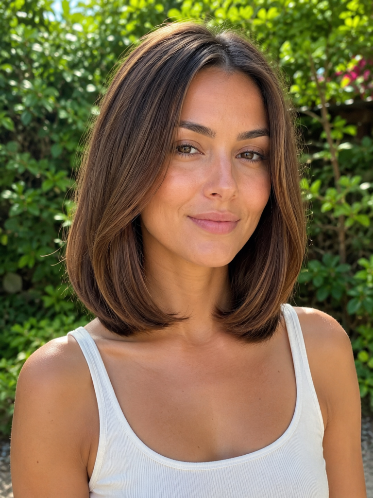 Classic Collarbone Lob