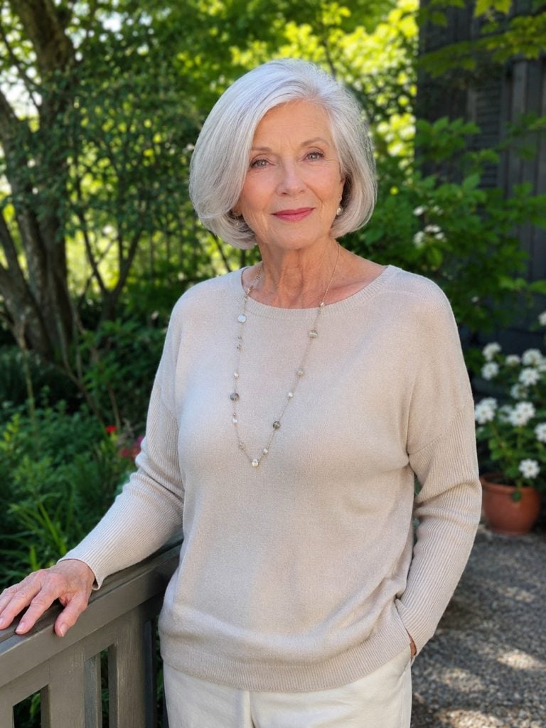 Classic Short Silver Bob