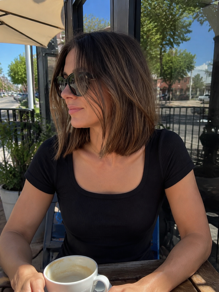 Collarbone Lob with Lowlights