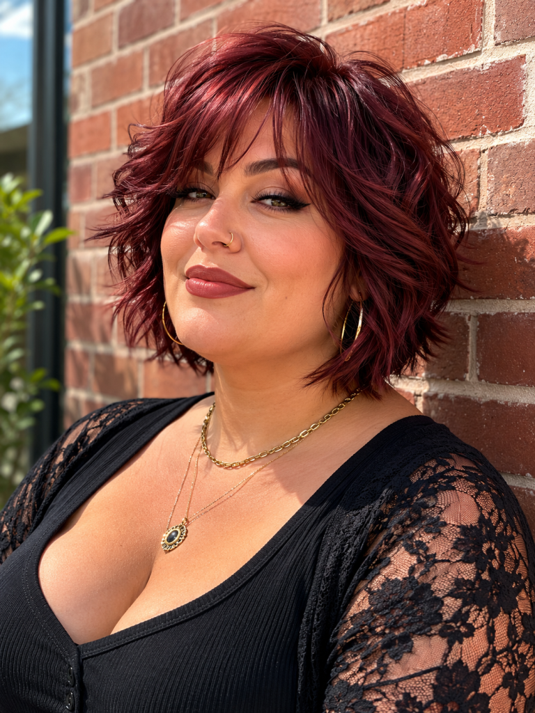 25 Confident Short Hairstyles for Plus-Size Women in Every Shade