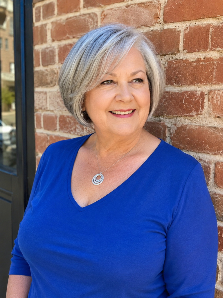 22 Modern Hairstyles That Flatter Plus-Size Women Over 60