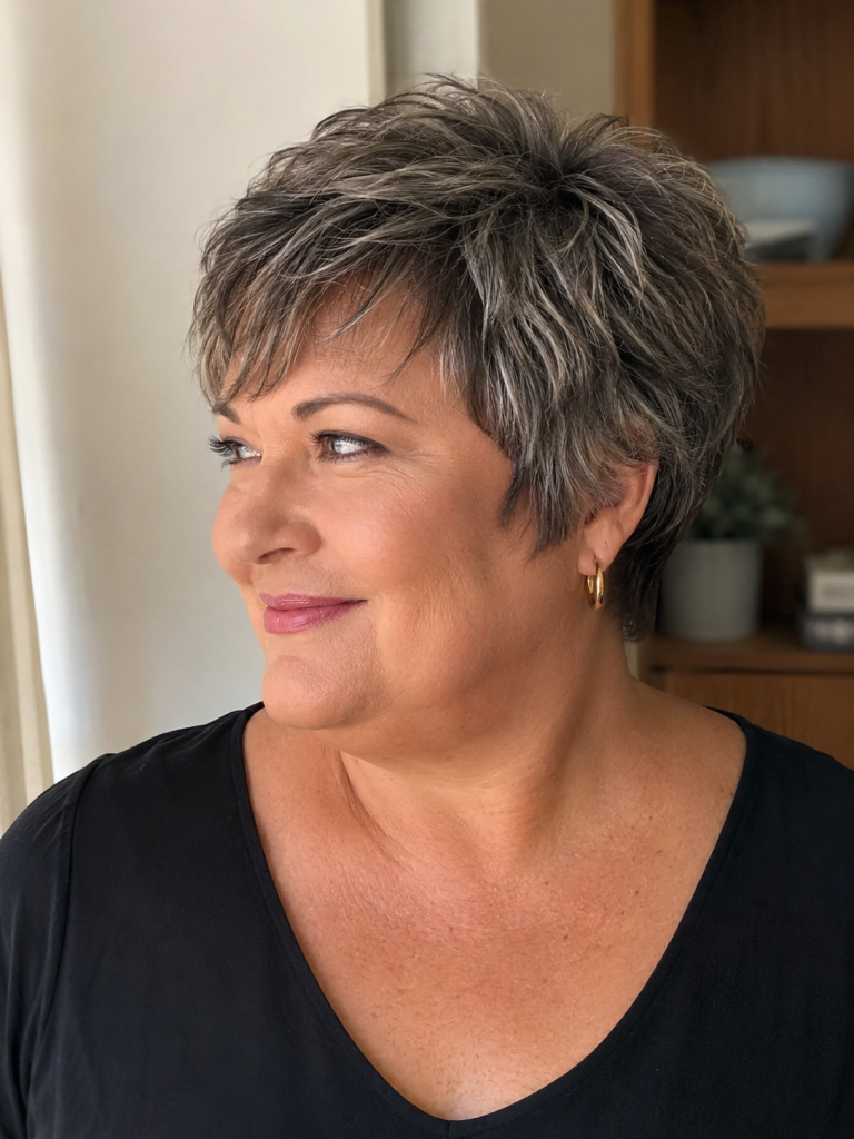 22 Modern Hairstyles That Flatter Plus-Size Women Over 50