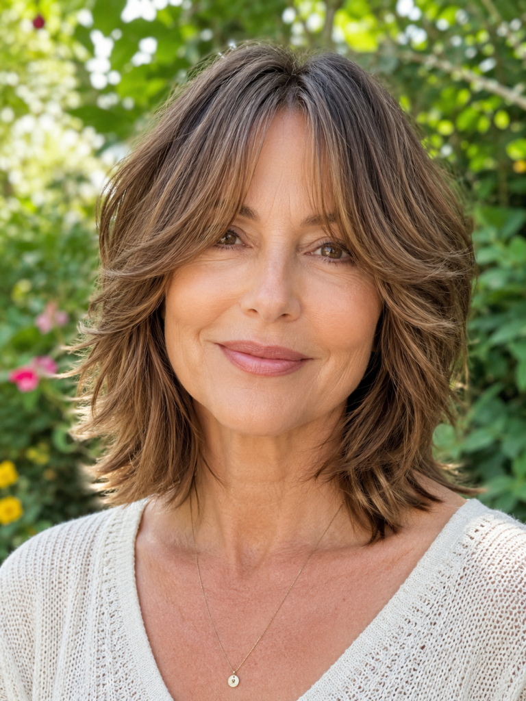 22 Modern Shag Haircuts to Refresh Your Look After 50