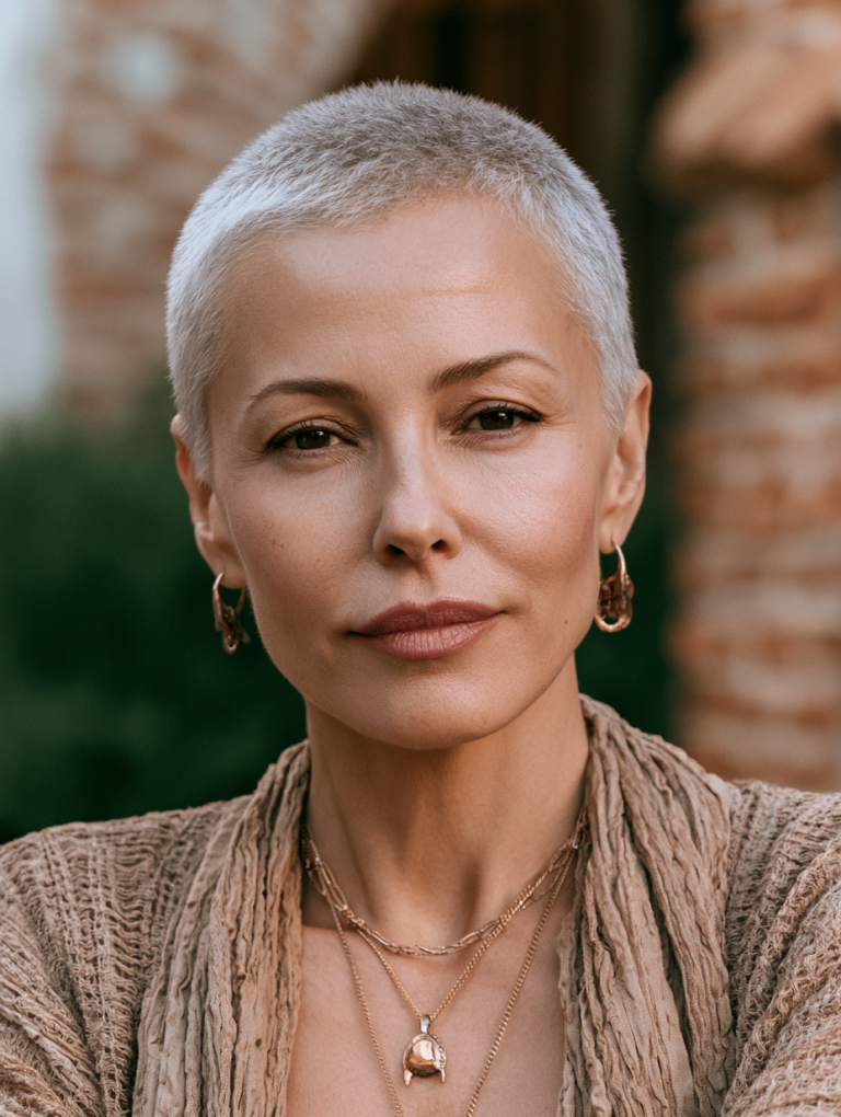 Low Maintenance Short Haircuts for Women Over 50