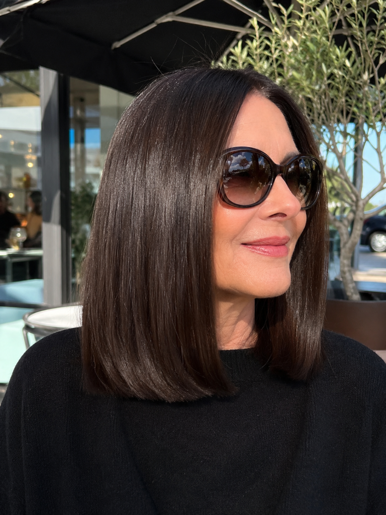 24 Flattering Medium Haircuts for Women Over 50 to Try