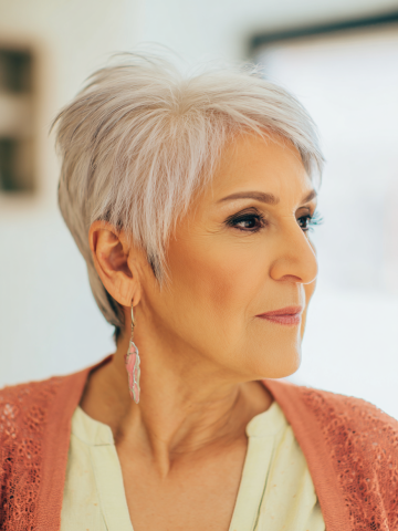 Pixie Bob Haircuts for Older Women