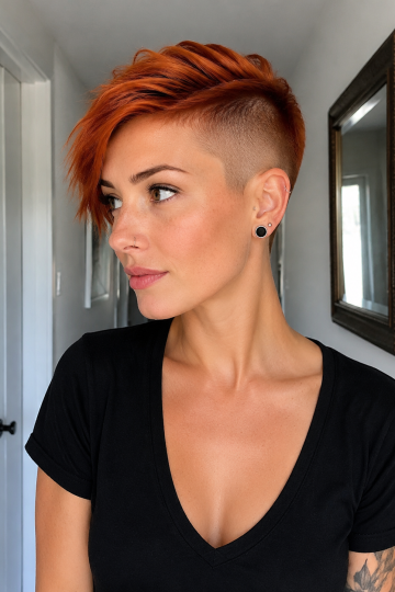 Shaved Side Pixie