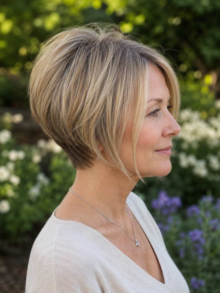 Short Stacked Bob Haircuts for Thin Hair