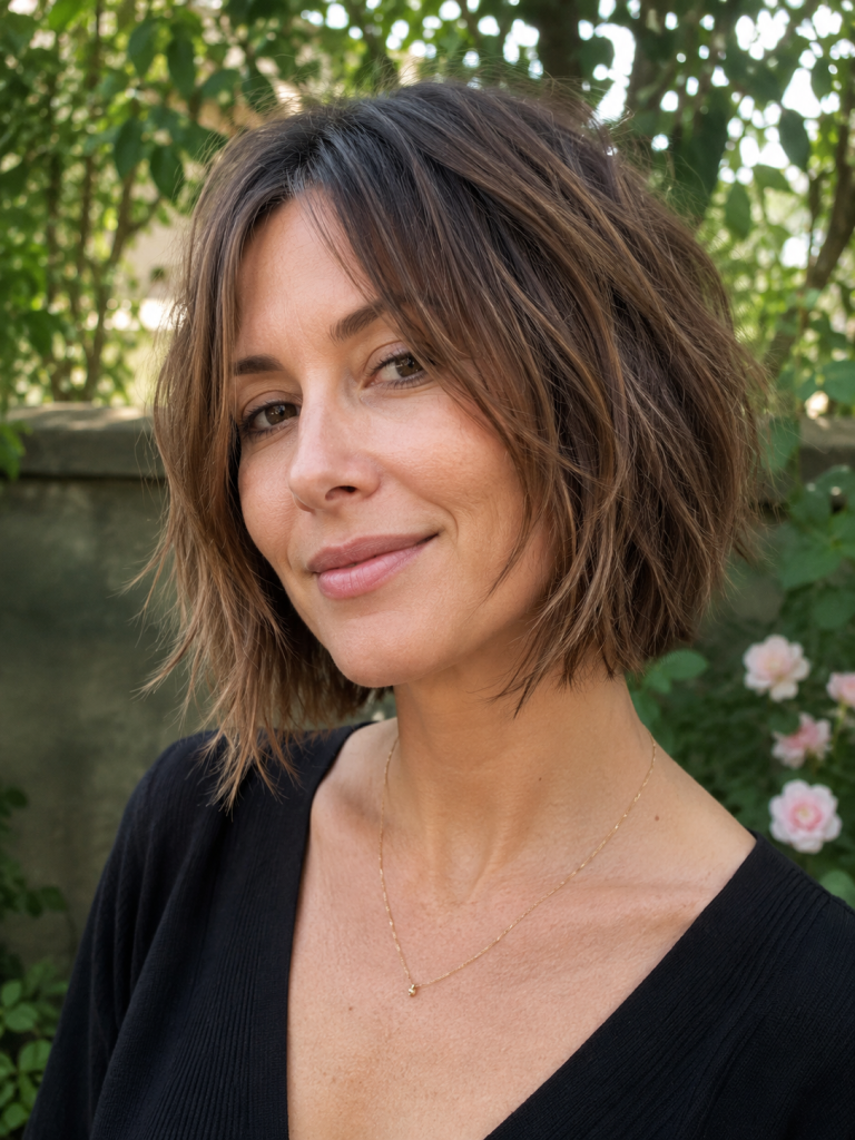 Choppy Bob Haircuts for Fine Hair for Women