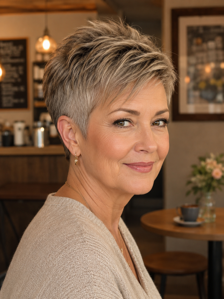 Short Pixie Haircuts for Women Over 50