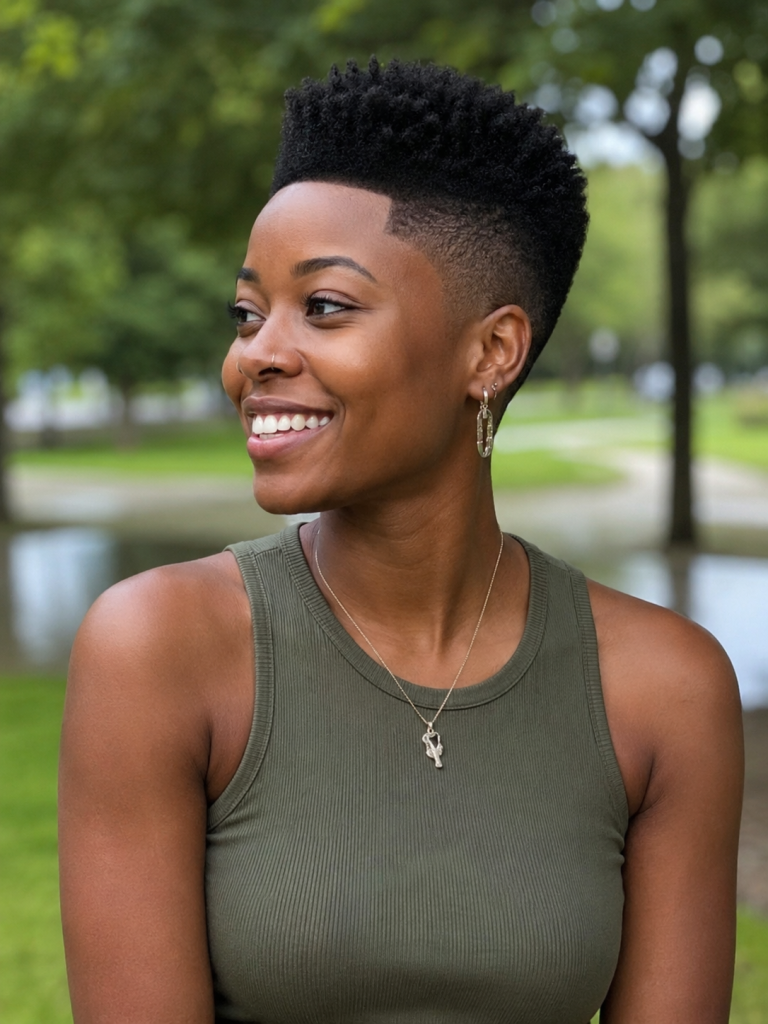 Short Natural Hairstyles for Black Women