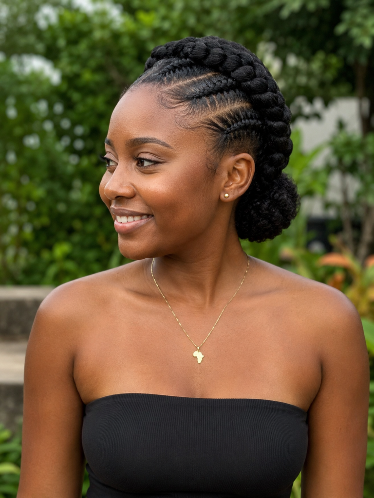Braided Updo Styles for Natural Hair
