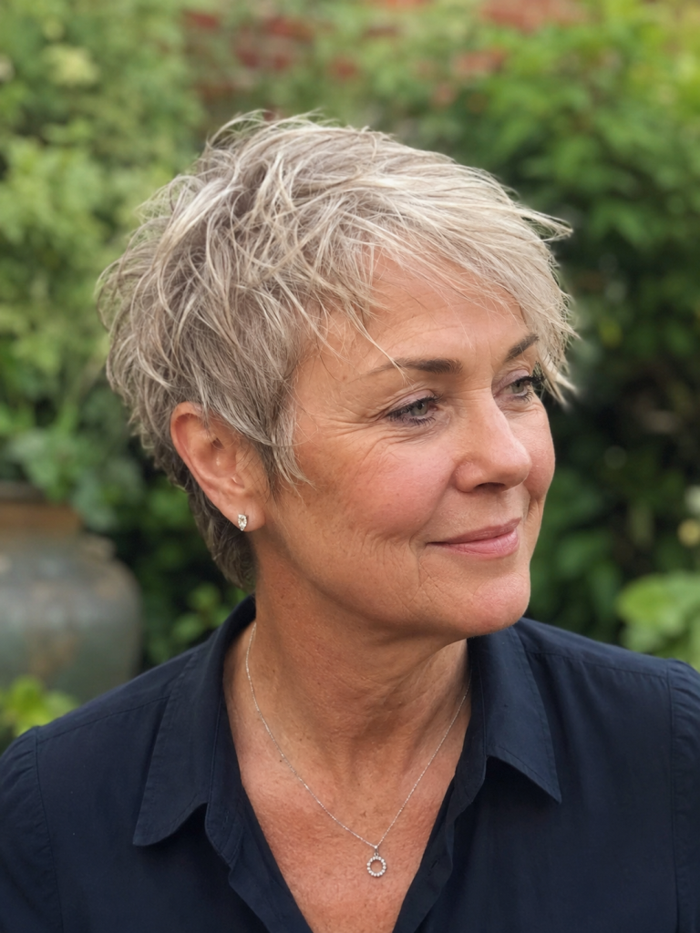 Short Hairstyles for Thin Hair Over 50
