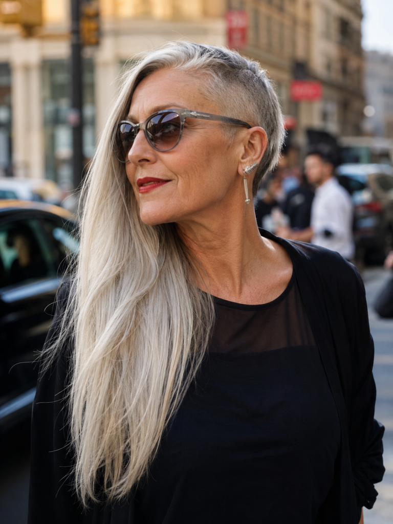 Funky Hairstyles for Older Women