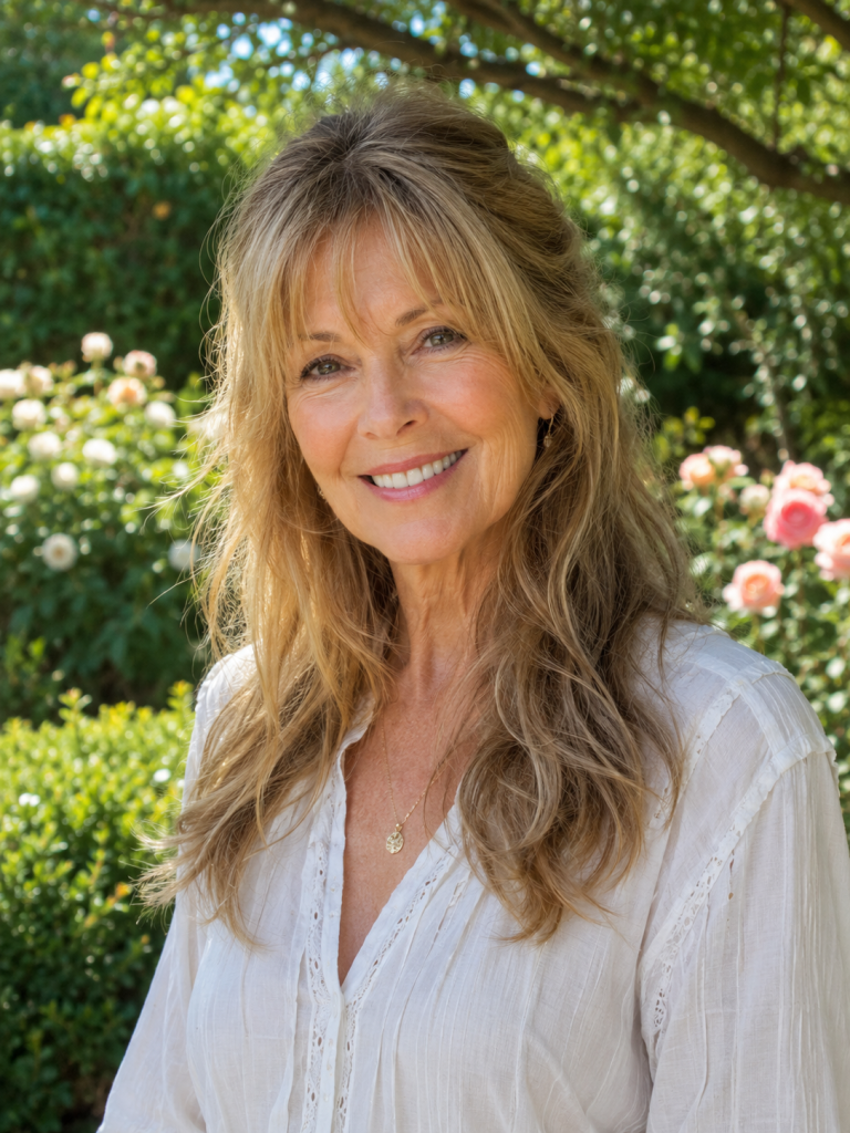 Long Hairstyles For Older Women