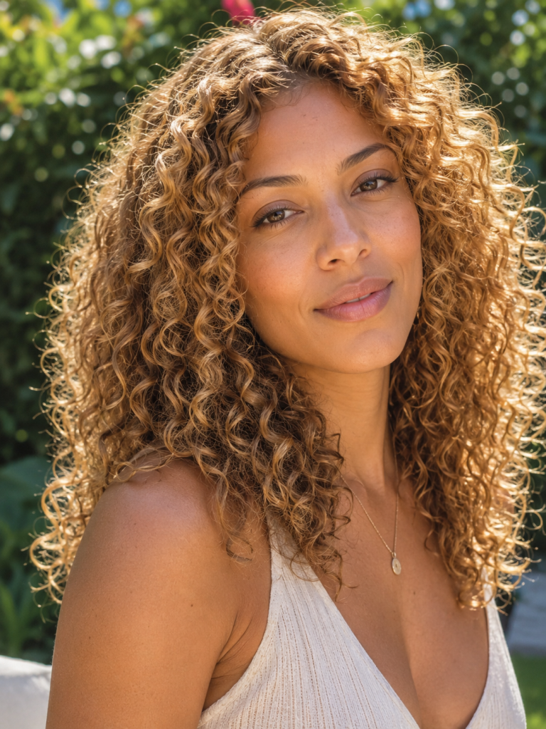 Curly Hair Color Ideas