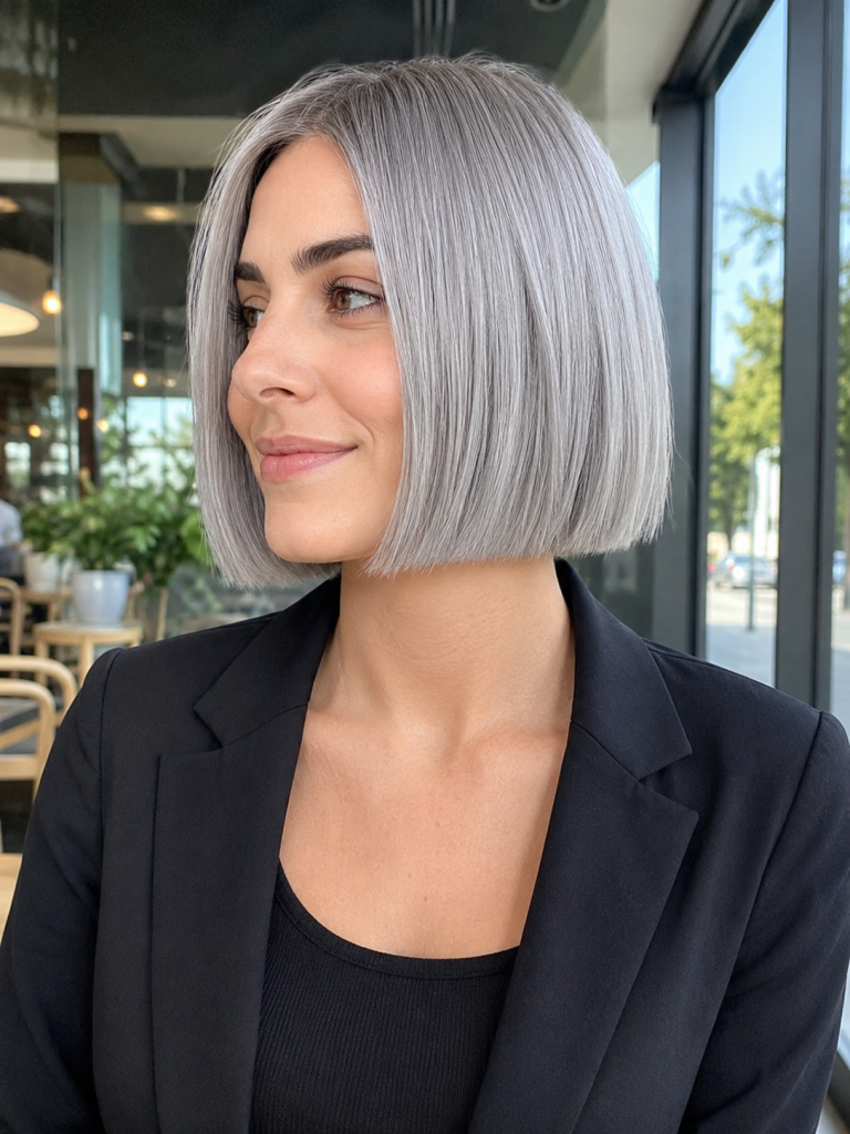 Gray Hair Color Ideas
