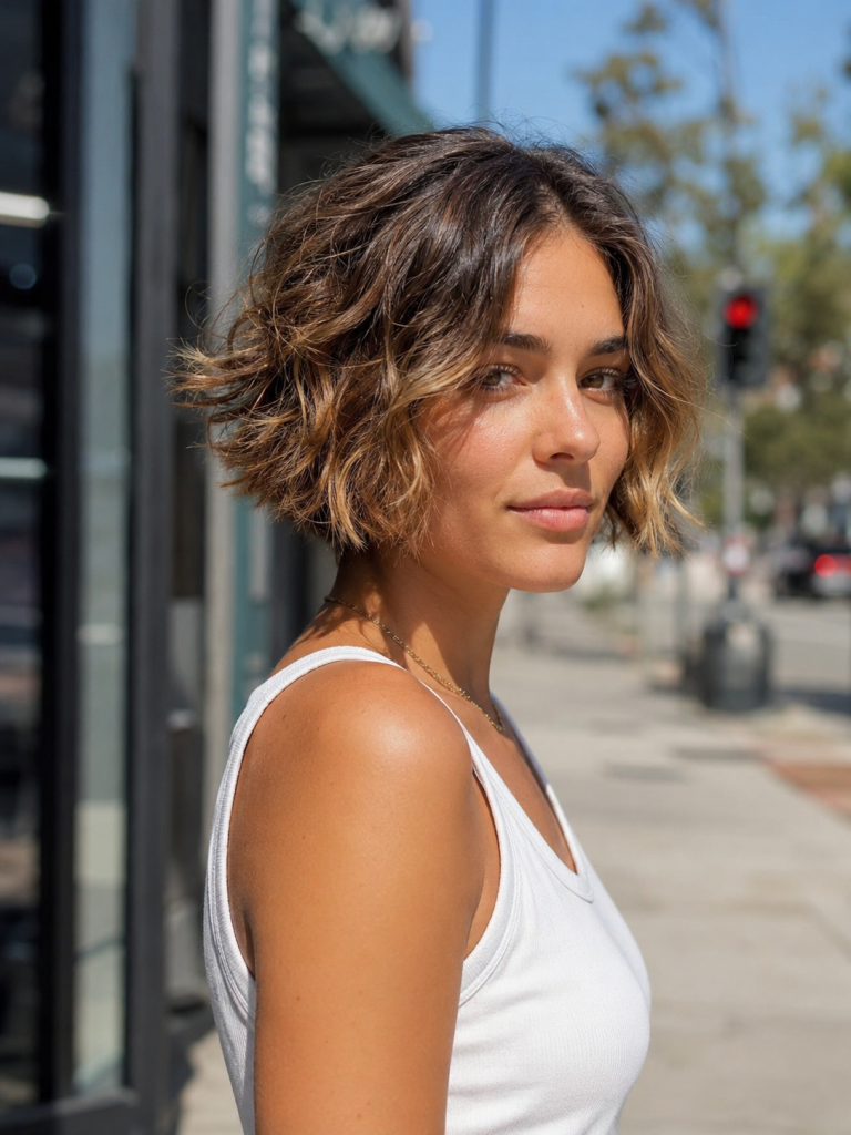24 Stunning Short Hairstyles That Embrace Natural Wavy Hair