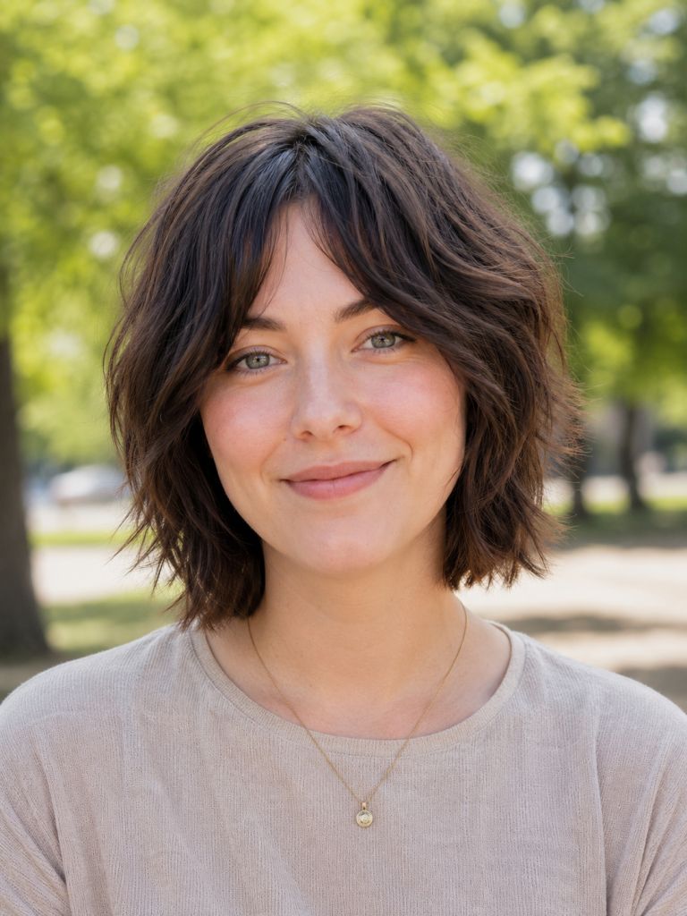 22 Short Haircuts That Elongate and Flatter Round Face Shapes