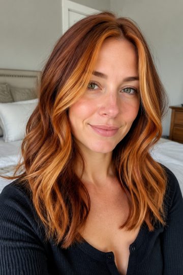 Pumpkin Spice Balayage