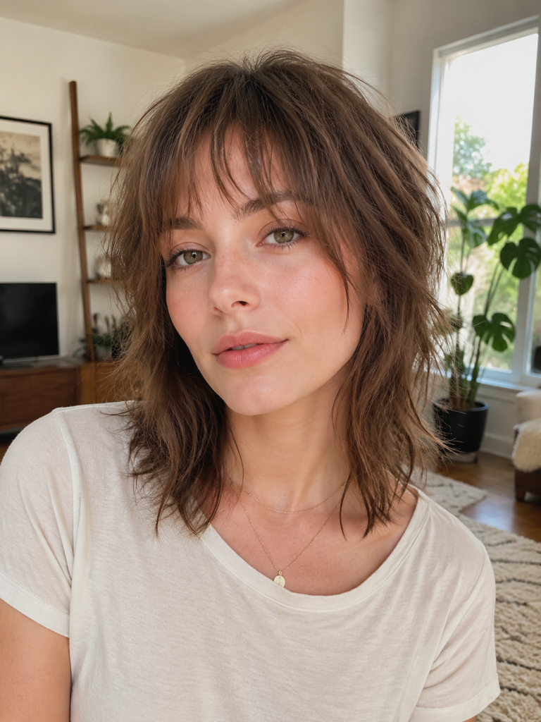 Shag with Wispy Bangs