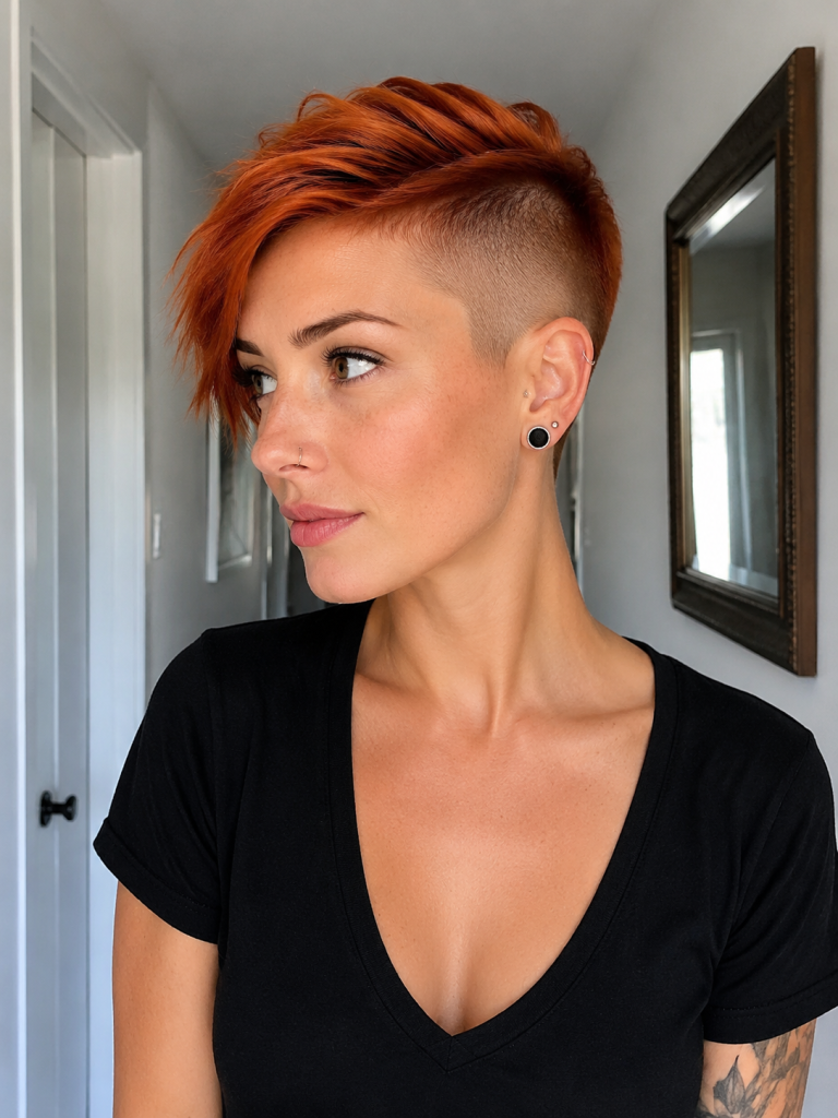 Shaved Side Pixie