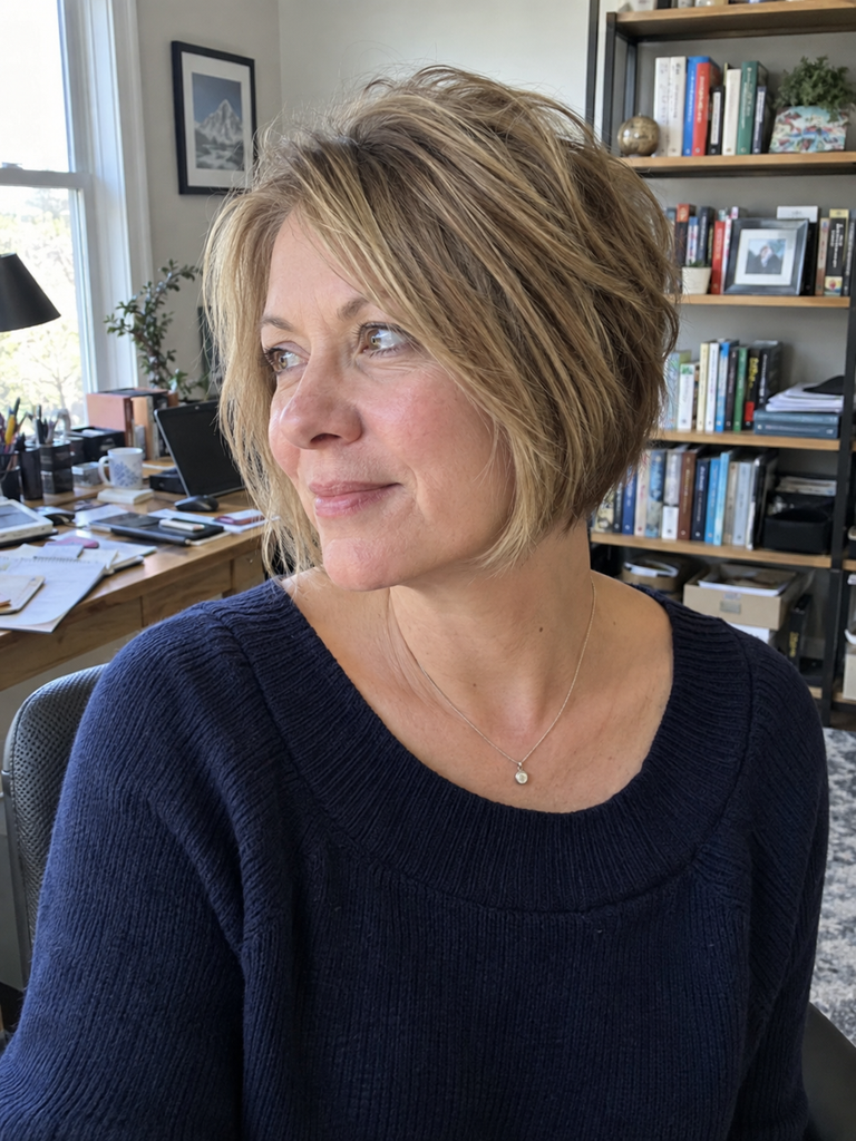 Stacked Choppy Bob