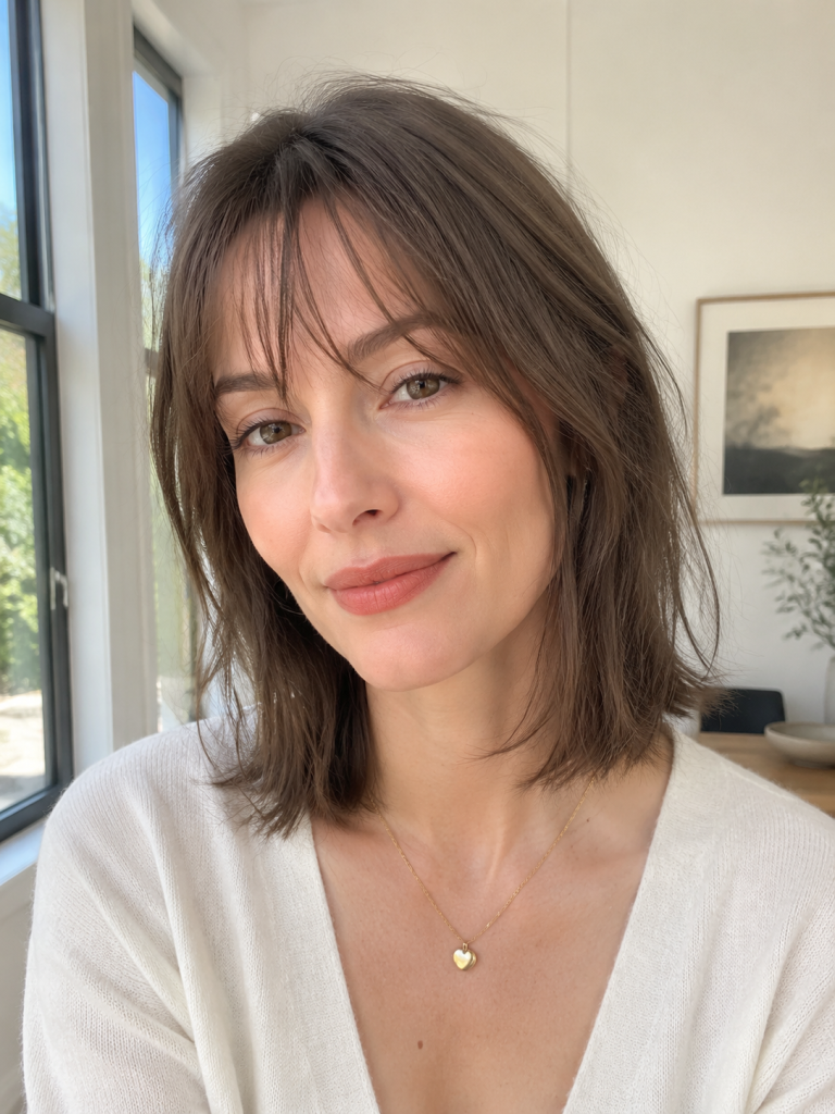 Wispy Bangs Lob